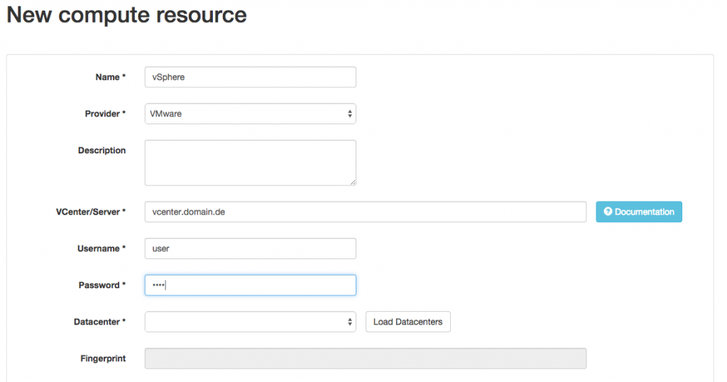 Adding Compute Resource