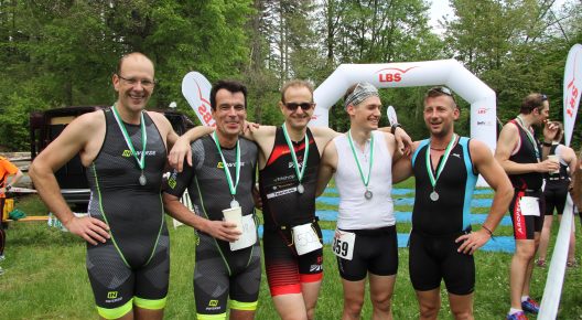 Das inovex-Team beim Triathlon in Buchen