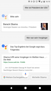 Kontexte erkennt der Assistant nicht immer richtig