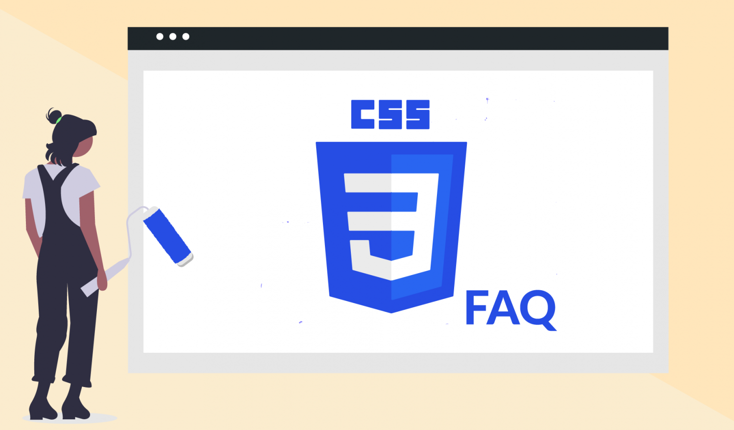 Titelbild mit CSS 3 Logo