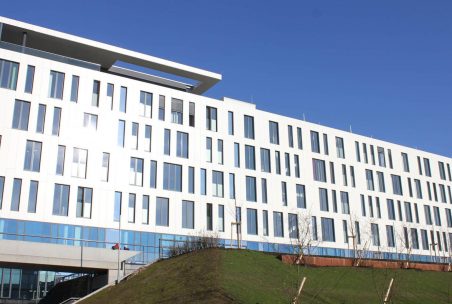 Außenansicht des Karlsruher Office im Park Plaza