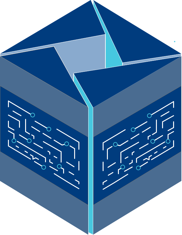 graphical element, inovex cube