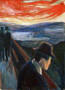 Edvard Munch's Despair painting