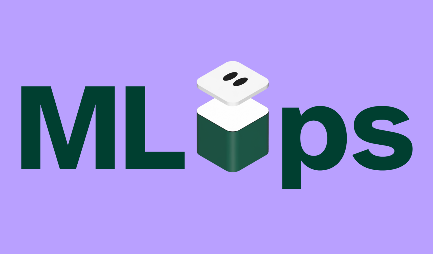 Typografisch MLOps, wobei das O durch das Logo von BentoML ersetzt ist.