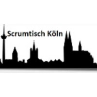 Skyline Köln mit der Überschrift "Scrumtisch Köln"