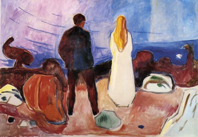 Edvard Munch's the lonely ones