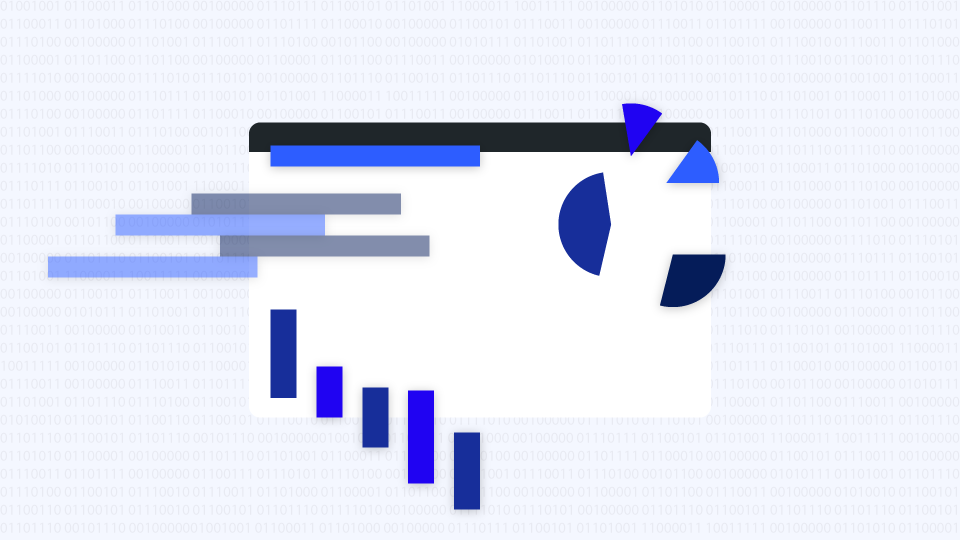 Graphen fliegen zu einem Data Hub Dashboard